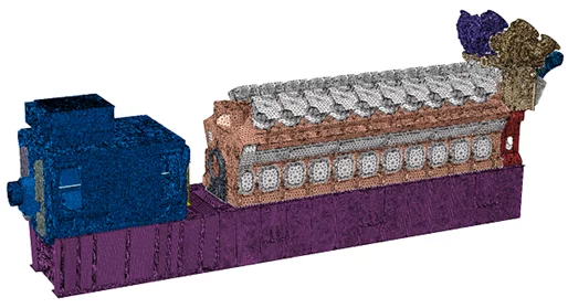Новый генератор Marelli Motori MJH 1000 LB8
